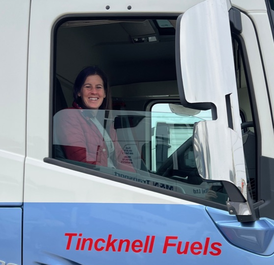 Diana in a Tincknell Truck